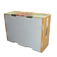 PE水果沃柑周轉透氣(qi)箱防潮(chao)PE水果中(zhong)轉運輸(shu)箱 水果蔬菜展(zhan)示周轉箱