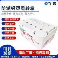水果運輸(shu)周轉箱生(sheng)産(chan)批(pi)髮(fa)防潮(chao)PE中(zhong)空闆塑膠周轉箱PE水果鈣塑運輸(shu)箱