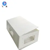 傢(jia)禽運輸(shu)鈣塑箱 養殖場(chang)活體(ti)運輸(shu)PE中(zhong)空闆中(zhong)轉箱 醫(yī)學(xué)院動(dòng)物(wù)中(zhong)轉箱