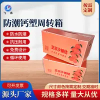 防凍水果鈣塑周轉箱 橙子(zi)透氣(qi)防潮(chao)運輸(shu)鈣塑箱 水果PE中(zhong)空闆運輸(shu)箱