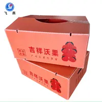 防凍水果鈣塑周轉箱 橙子(zi)透氣(qi)防潮(chao)運輸(shu)鈣塑箱 水果PE中(zhong)空闆運輸(shu)箱